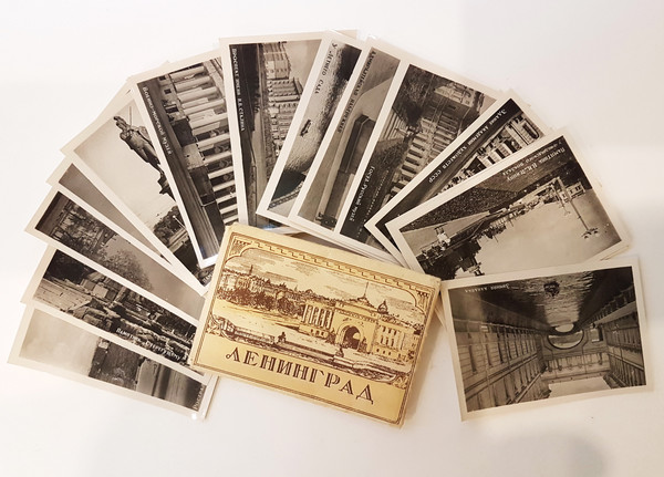4 Vintage USSR mini Photo LENINGRAD views of town set of 16 pcs 1951.jpg