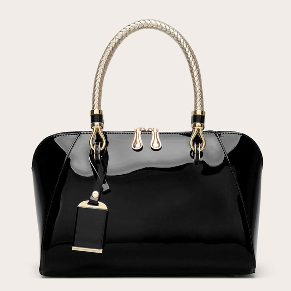 1 Womens Artificial Patent Leather Top Handle Bag.jpg