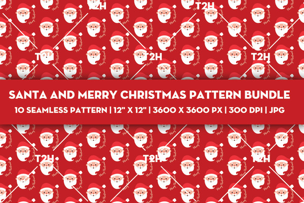 Santa and Merry Christmas pattern bundle cover 8.jpg