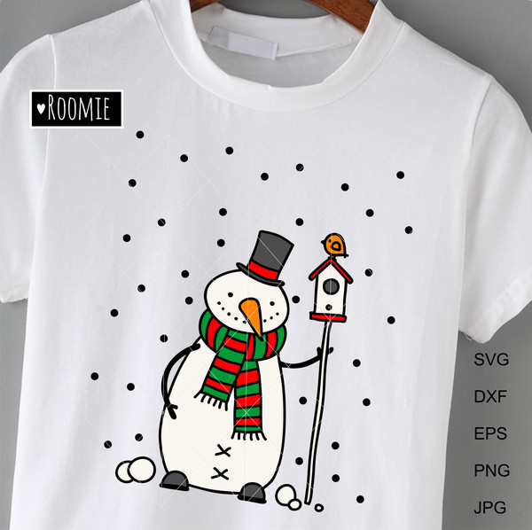 Merry-Christmas-Snowman-with-birdhouse-shirt-design-.jpg