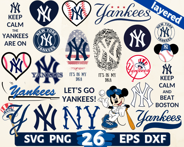 New York Yankees logo, New York Yankees svg, New York Yankee - Inspire ...