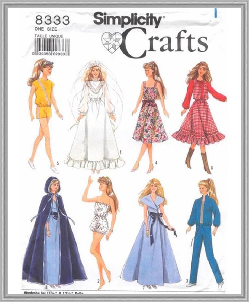 Barbie Sewing Patterns