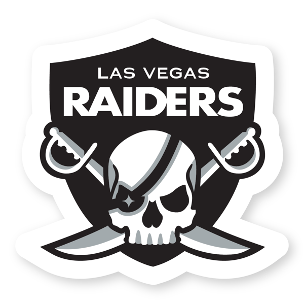 Las Vegas Raiders Decals Stickers Car Decal Oakland Riders Fathead Truck  Car Window Vinyl NFL Helmet Sticker Mascot