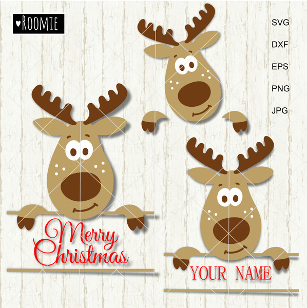 Christmas Reindeer Monogram clipart.jpg