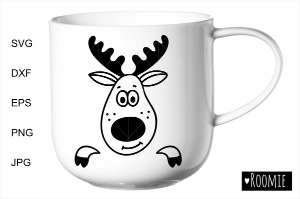 Reindeer-Christmas-monogram-black-and-white-clipart-mug-design.jpg