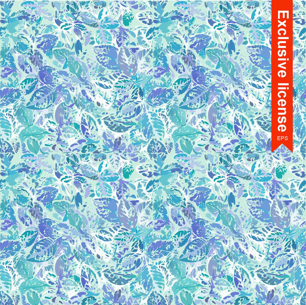 Seamless-pattern-leaves-blue-abstract