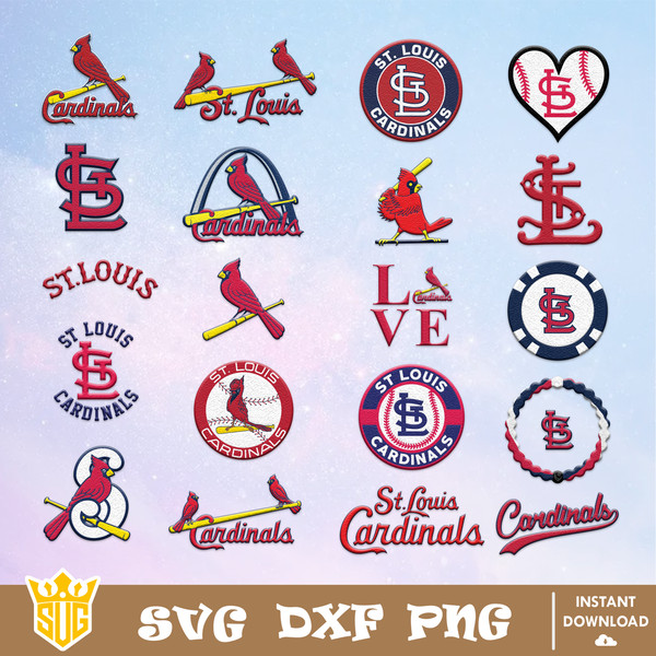 St. Louis Cardinals SVG, MLB Team SVG, Baseball Team SVG - Inspire
