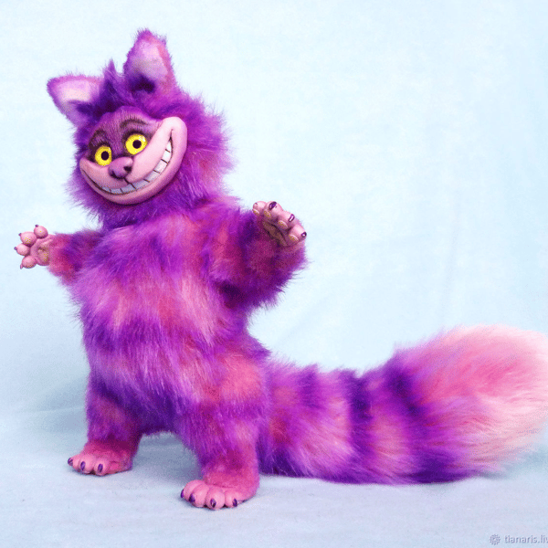 Cheshire cat, Alice in Wonderland, stuffed toy, ooak, mobile - Inspire  Uplift