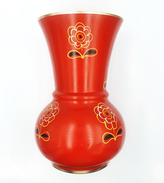 1 Vintage Aluminum Vase Hand-painted USSR 1960s.jpg