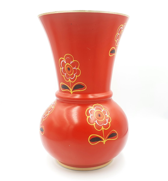 5 Vintage Aluminum Vase Hand-painted USSR 1960s.jpg
