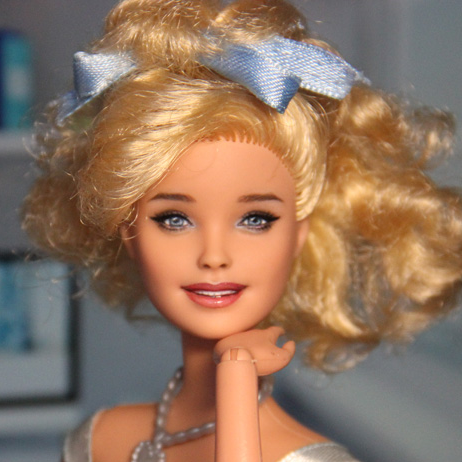 Barbie golden hair doll OOAK