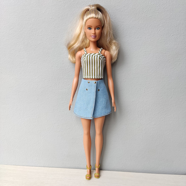 Roupa Tumblr Para Barbie, DIY, Como Fazer Roupa Para Barbie