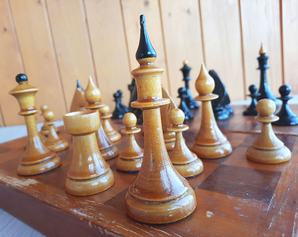 rare soviet chess set 1950s 1960s