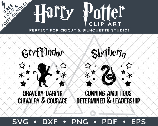 Harry Potter House Quotes by SVG Studio Thumbnail2.png