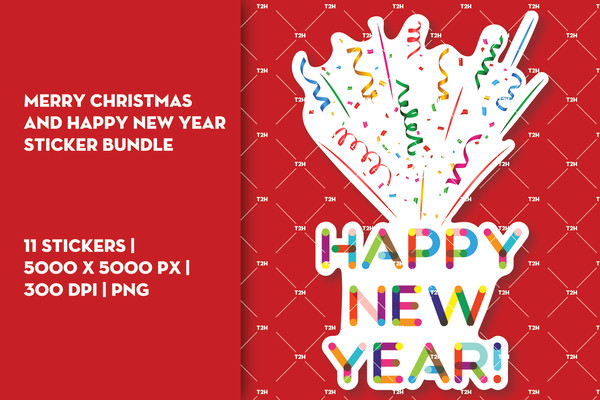 Merry Christmas and happy new year sticker bundle cover 6.jpg