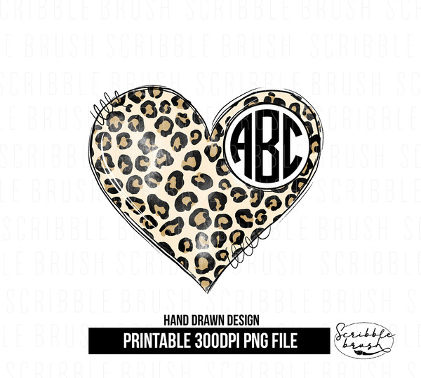 Leopard print Heart sublimation design.jpg