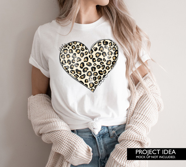 Leopard print Heart sublimation design Shirt Mockup.jpg