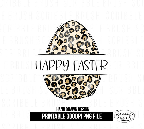 Split Leopard Print Easter Egg Sublimation PNG.jpg