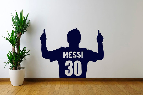 Lionel Messi Football PSG 30 10 Sticker