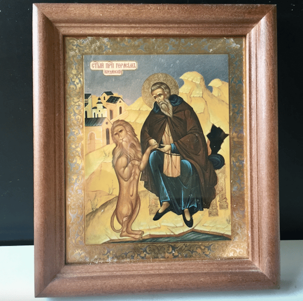 The lion and the hermit: Saint Gerasimus the Jordanite
