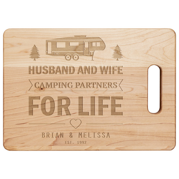 Husband and wife Camping partners for life Camp gifts Camper decor 1.jpg