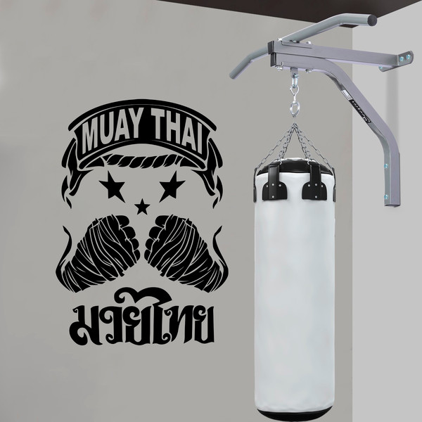 Muay Thai Boxing Kickboxing Sticker