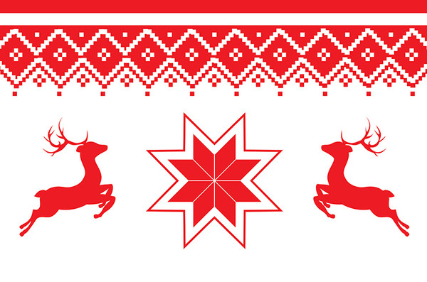 Red nordic pattern with deer3.jpg