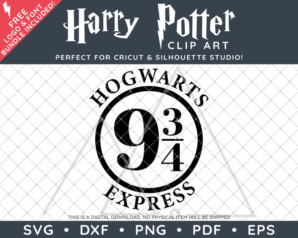 HP Clip Art Hogwarts Express by SVG Studio Thumbnail.png
