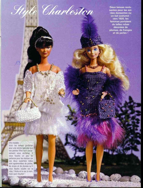 Tenue vintage robe barbie années 90 - Barbie