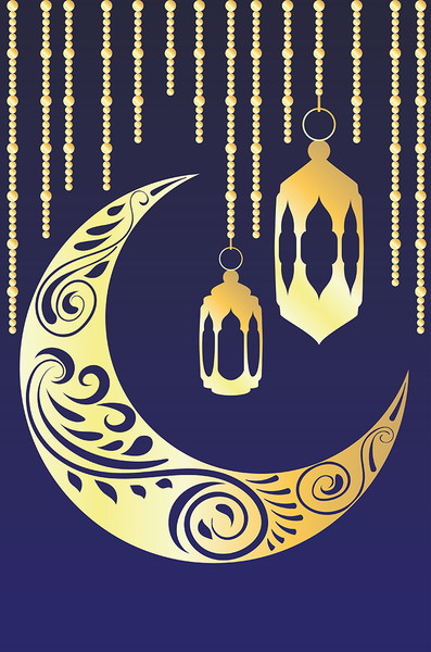Crescent moon with arabic lantern2.jpg