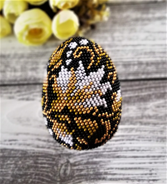 Beaded egg , Easter egg bead for gift