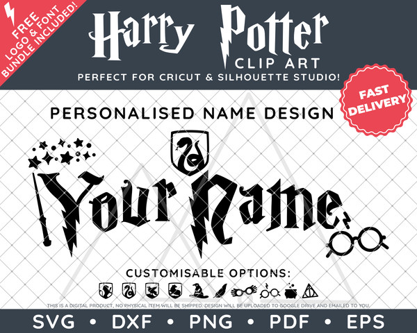 Harry Potter Custom Names by SVG Studio Thumbnail3.png