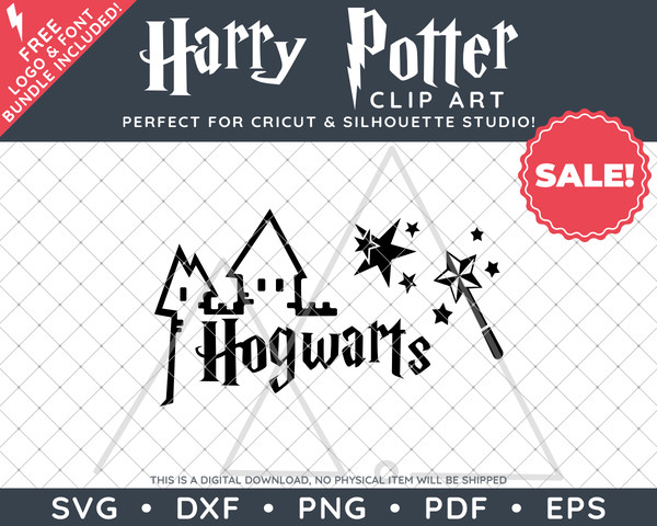 HP Clip Art Hogwarts by SVG Studio Thumbnail.png