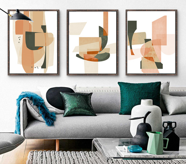 three abstract prints that can be downloaded 3