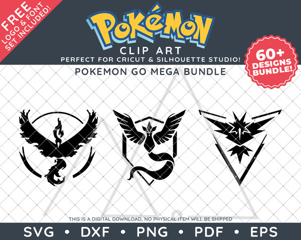 Pokemon Go Mega Bundle by SVG Studio Thumbnail6.png