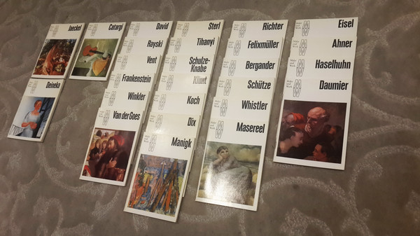 4 Maler und Werk Art Notebook Series from VEB 1974-1979 German language.jpg