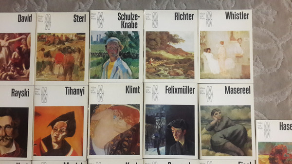 6 Maler und Werk Art Notebook Series from VEB 1974-1979 German language.jpg