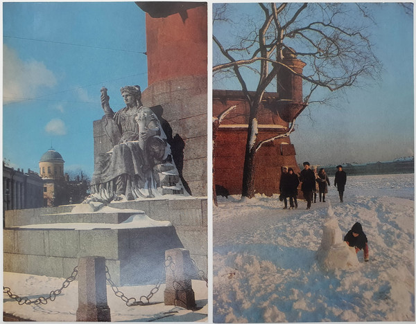 6 Leningrad in winter vintage color photo postcards set views of town USSR 1974.jpg