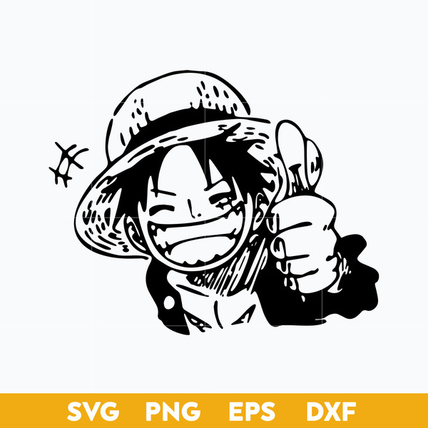 One Piece D Luffy Svg, D Luffy Svg, Anime One Piece Svg