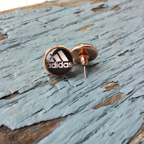 Adidas logo earrings studs - Inspire Uplift