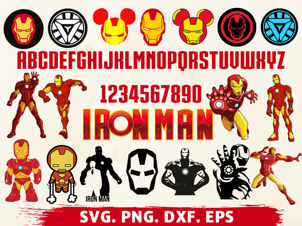 Iron Man svg, Iron Man clipart, Iron Man cricut, Iron Man cut, Iron Man png, Iron Man dxf.png