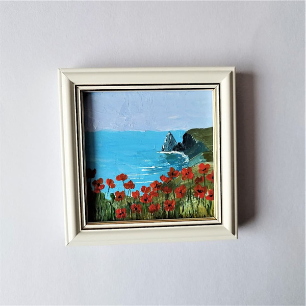 Handwritten-field-of-poppies-overlooking-the-ocean-and-the rock-by-acrylic-paints-2.jpg