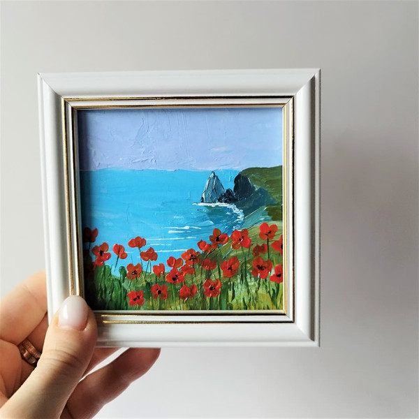 Handwritten-field-of-poppies-overlooking-the-ocean-and-the rock-by-acrylic-paints-3.jpg