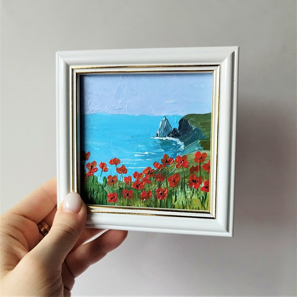 Handwritten-field-of-poppies-overlooking-the-ocean-and-the rock-by-acrylic-paints-6.jpg