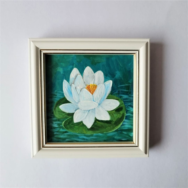Handwritten-white-water-lily-on-the-pond-by-acrylic-paints-6.jpg