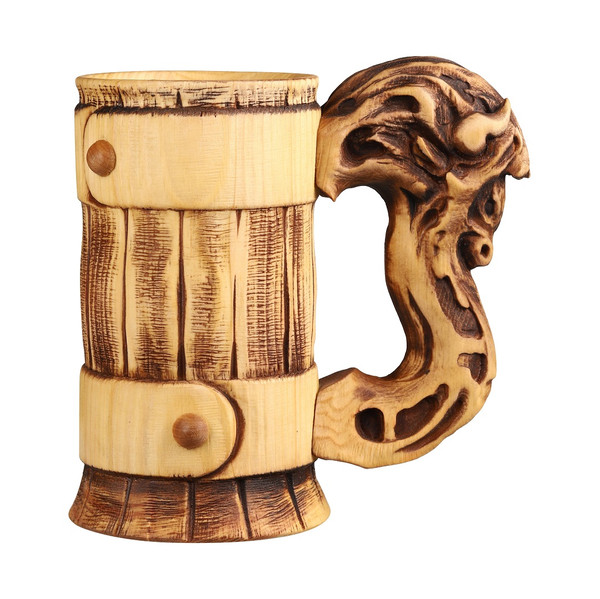 unique-mug-beer-stein-wooden-mug-bison.jpg