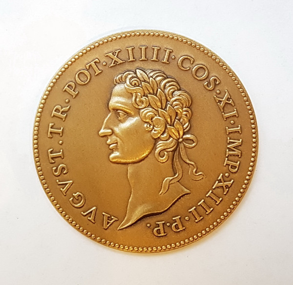 5 Commemorative bronze table medal Augsburg 2000 years 1985.jpg