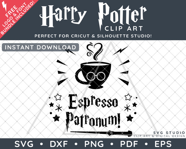 Harry Potter Espresso Patronum Designs Thumbnail3 by SVG Studio.png