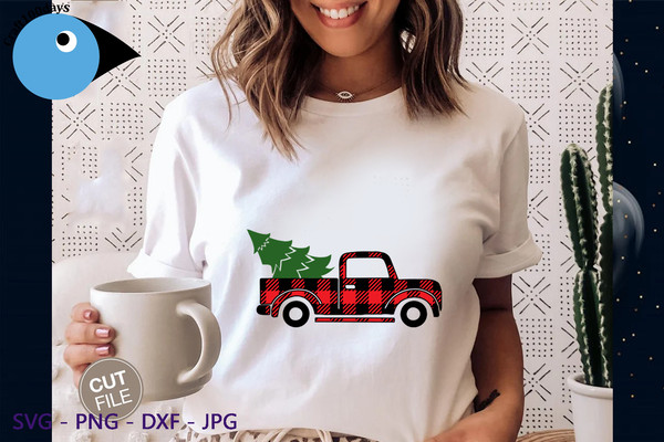 Christmas Truck and Tree svg shirt.png