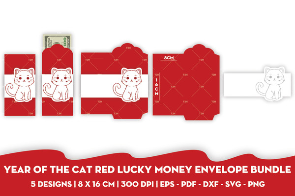 Year of the cat red lucky money envelope bundle cover 5.jpg